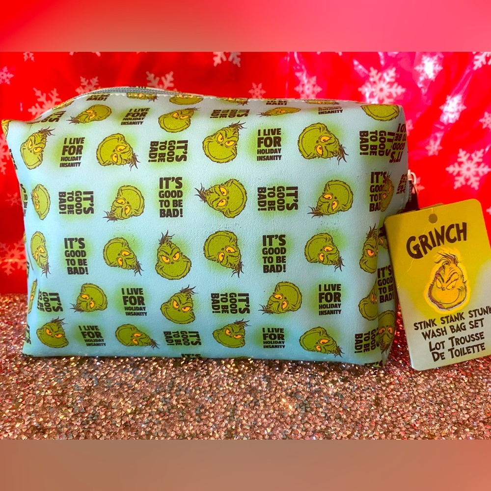 The Grinch " Stink Stank Stunk Wash Bag Set
